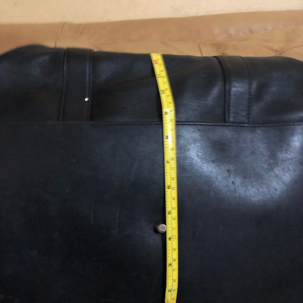 Coach Black Leather Duffle Travel bag - Picture 13 of 13